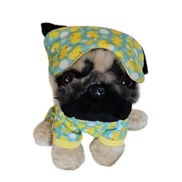 GUND Doug the Pug Sleepy Time Doug plush stuffed puppy dog 9-in pajama eye mask - Picture 15 of 15